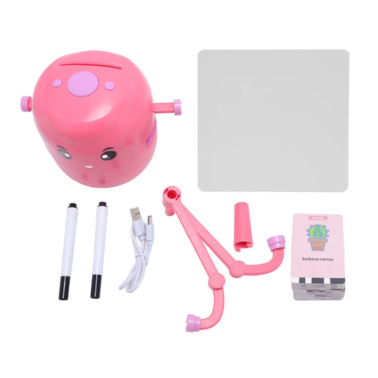Robot Drawing Machine Smart Drawing Robot Automatic Early Educational 2400Mah Art Enlightenment for Children Aged 5 and Above