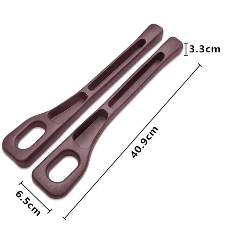 2Pc Car Seat Gap Filler Organizer Waterproof Car Seat Gap Plug Strip with 2 Grooves Seat Gap Storage Auto Interior Accessories